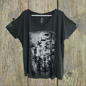 Love & Legend Boyfriend tee with bird cage graphic